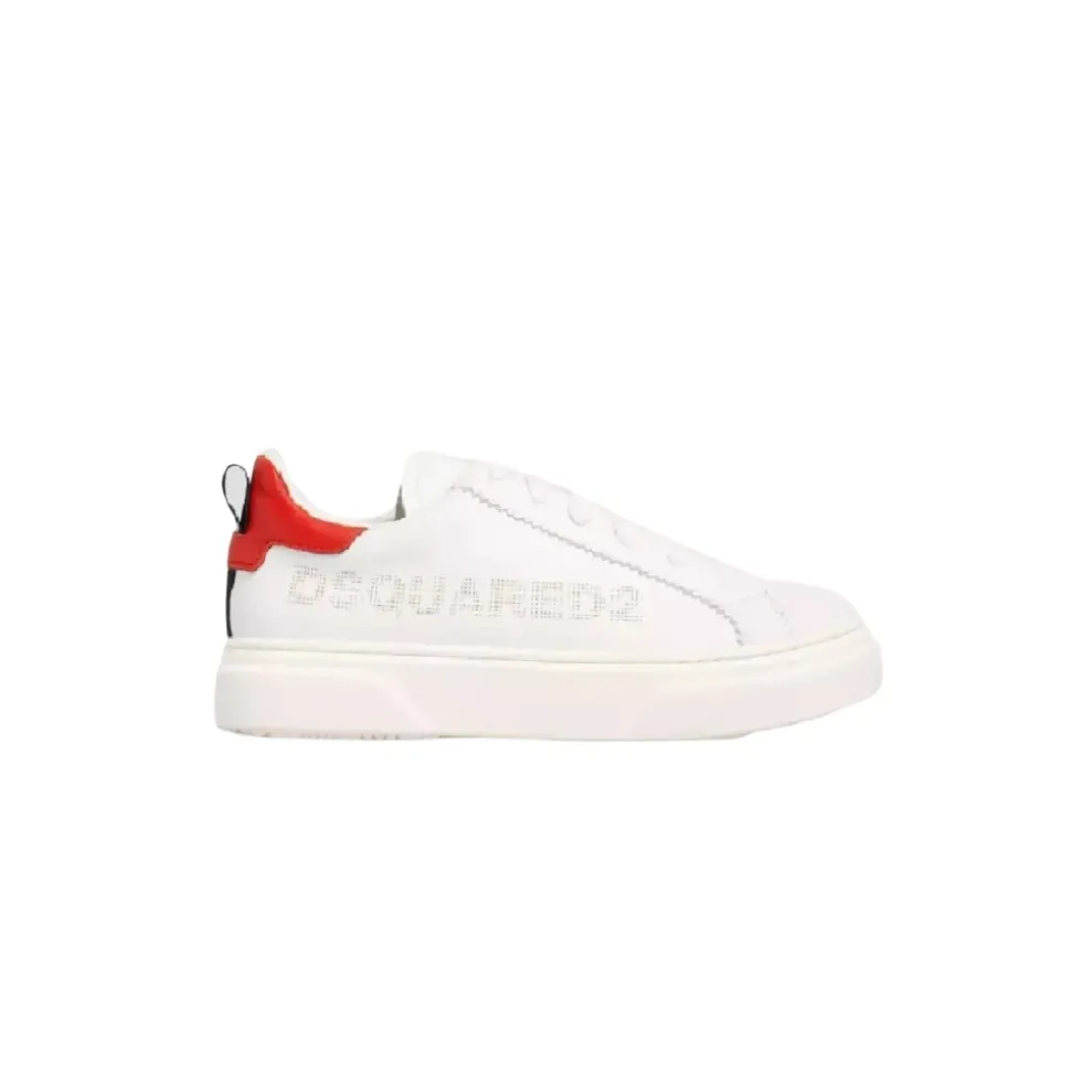 Witte klassieke veterschoenen