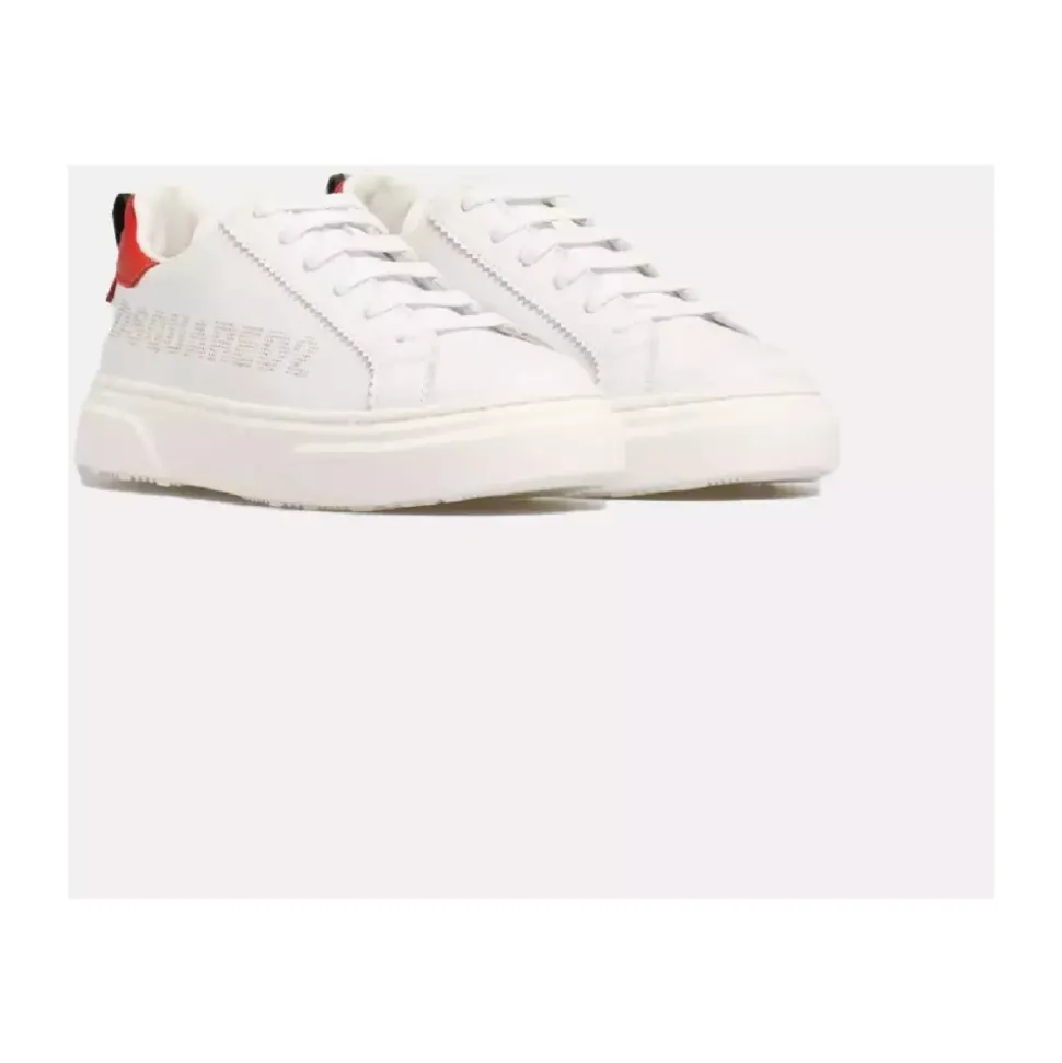 Witte klassieke veterschoenen