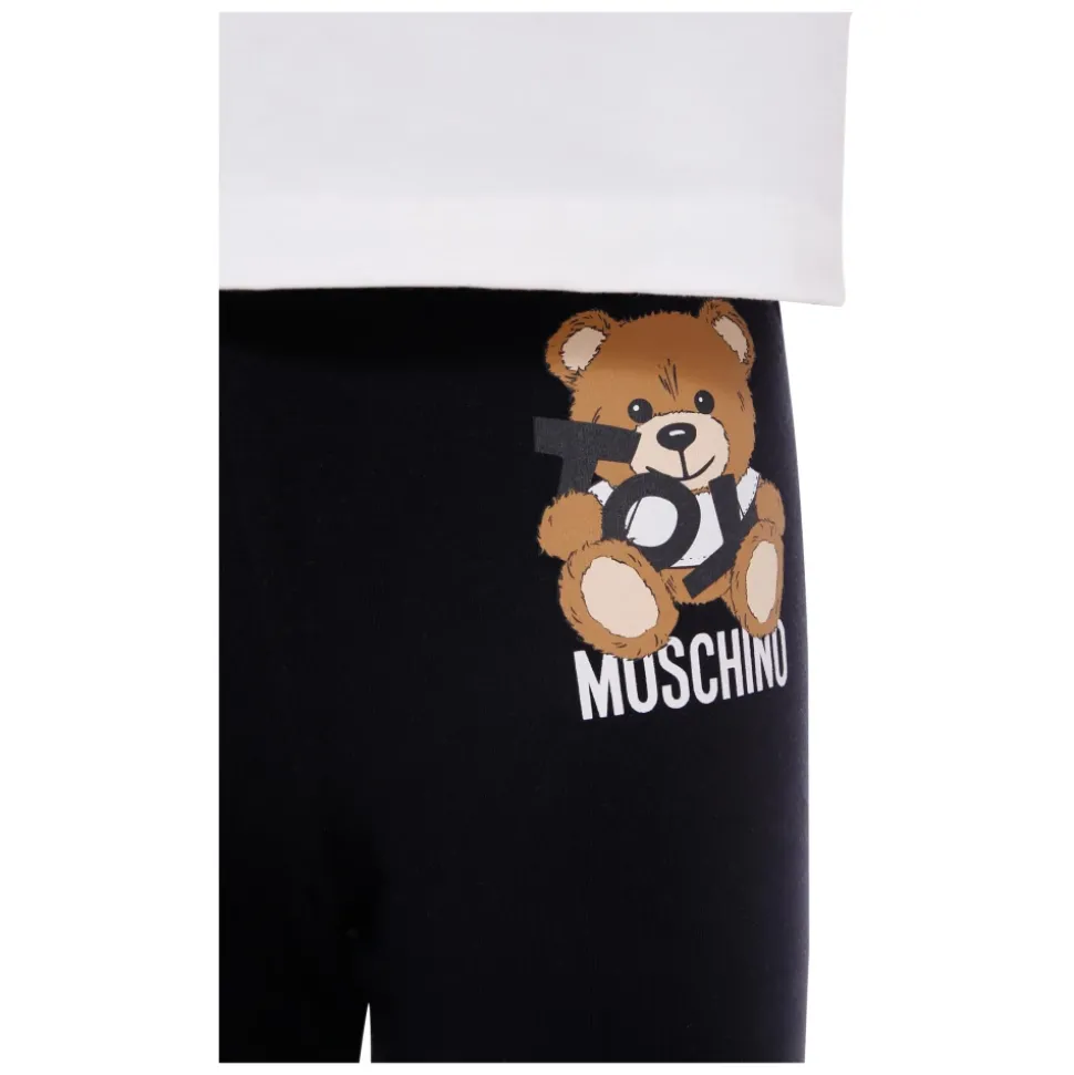 Witte korte sportpak met Teddy Bear