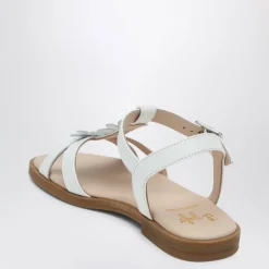 Witte Lage Sandalen