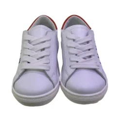 Witte lage sneakers