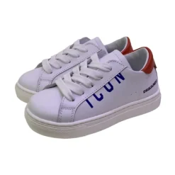 Witte lage sneakers