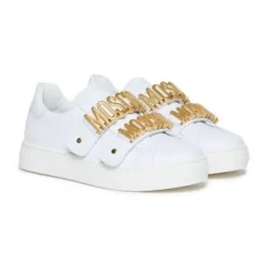 Witte lage sneakers voor kinderen