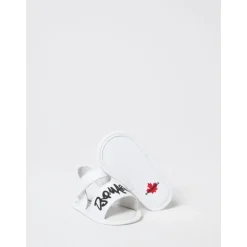 Witte Leren Baby Sandalen Stijlvol Comfort