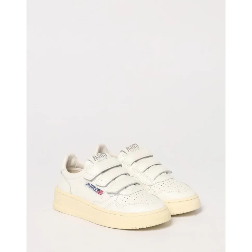 Witte Leren Kindersneakers