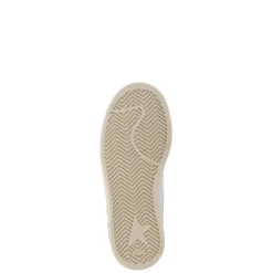 Witte Leren Kindersneakers Sterlogo