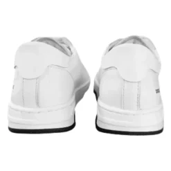Witte Leren Kindersneakers met Logo