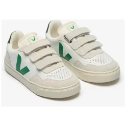 Witte Leren Kleine V-90 Sneakers