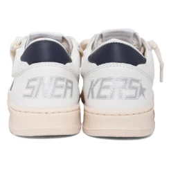 Witte Leren Sneakers met Iconische Details
