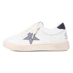 Witte Leren Sneakers met Iconische Details