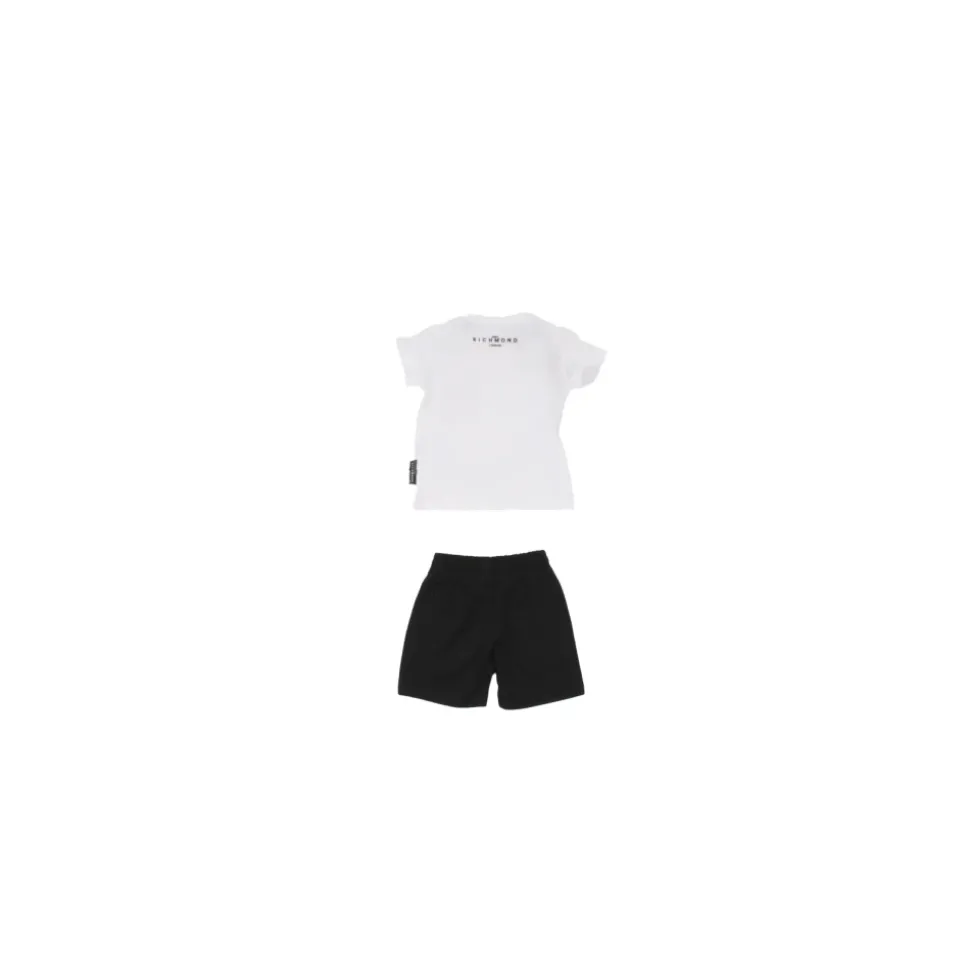 Witte Logo Front Shorts en T-shirt