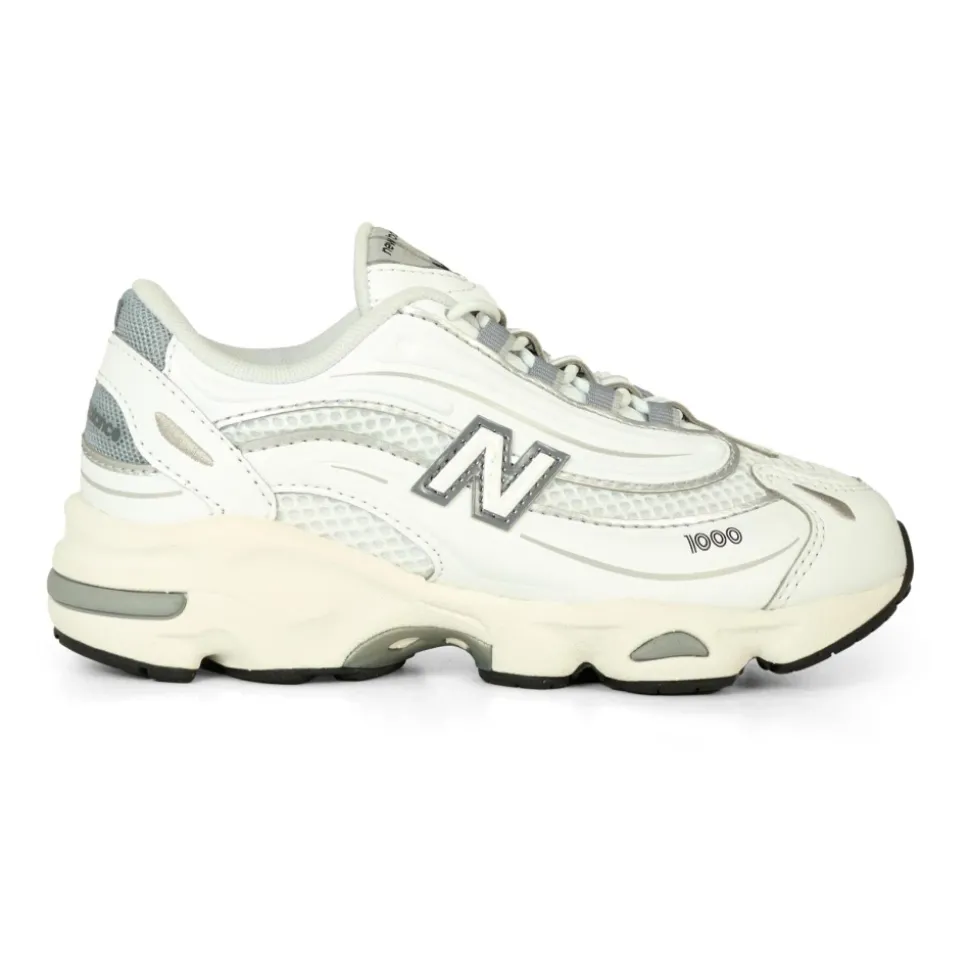 Witte Mesh Sneakers met ABZORB Demping