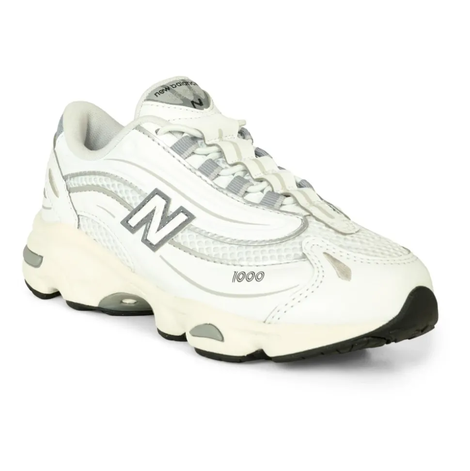 Witte Mesh Sneakers met ABZORB Demping