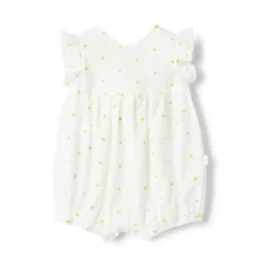 Witte Mouwloze Gerimpelde Crew Neck Top