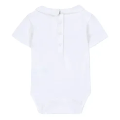 Witte Peter Pan Kraag Romper