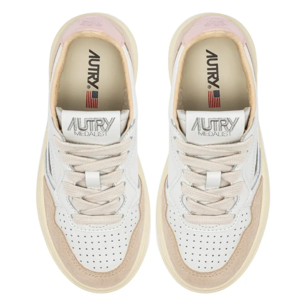 Witte platte schoenen met Bimat Tal