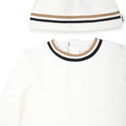 Witte Romper en Hoed Set