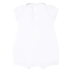 Witte Romper met Peter Pan Kraag