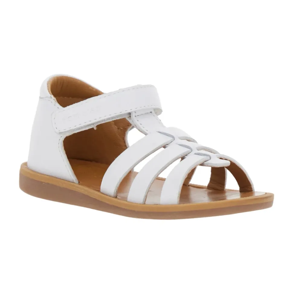 Witte Sandalen Poppy Nappa