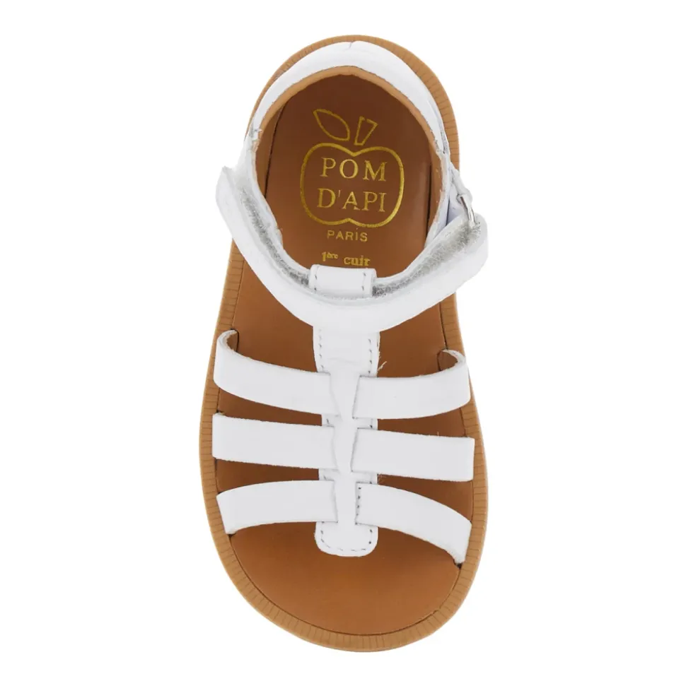 Witte Sandalen Poppy Nappa