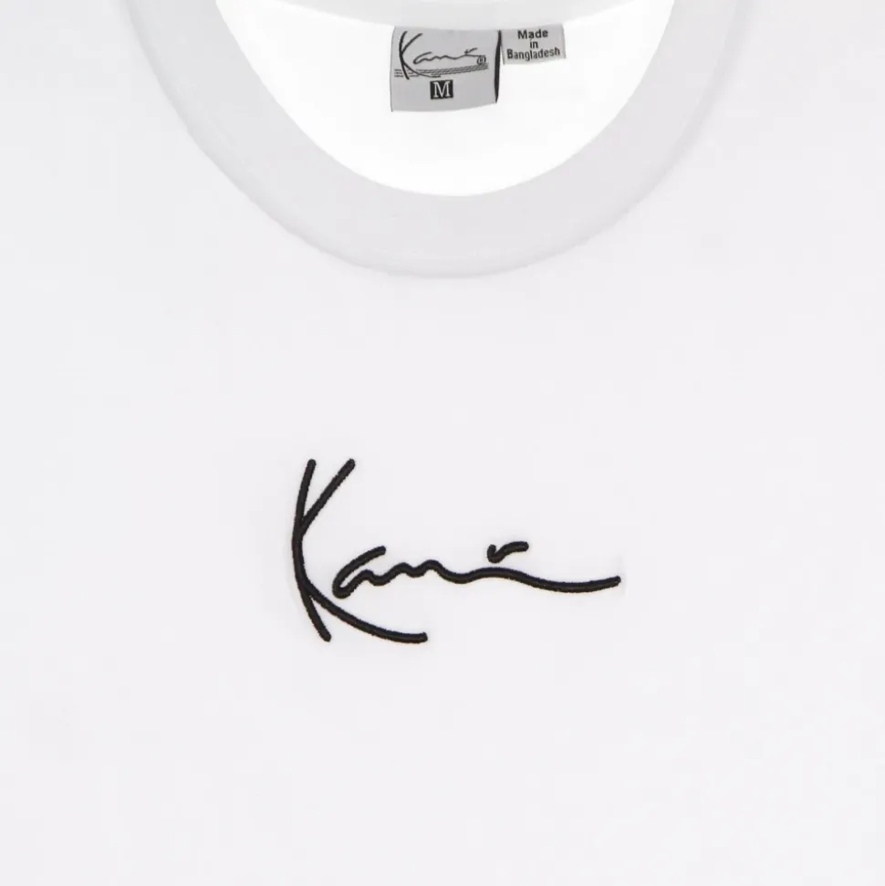 Witte Signature Tee Bodysuit Korte Mouw