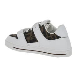 Witte Sneakers met FF Motief