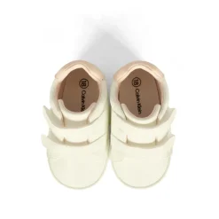 Witte Sneakers met Roze Detail