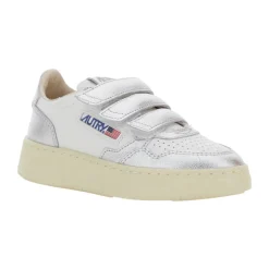 Witte Sneakers voor Kinderen Laag Strepen