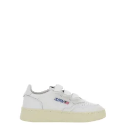 Witte Sneakers voor Kinderen Laag Strepen