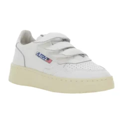 Witte Sneakers voor Kinderen Laag Strepen