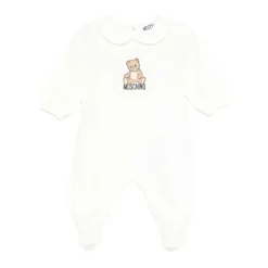 Witte Teddybeerprint Kinderjurk