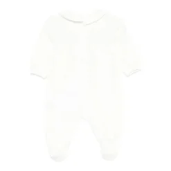 Witte Teddybeerprint Kinderjurk