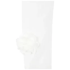 Witte Tule Handschoenen met Bloemenapplicatie