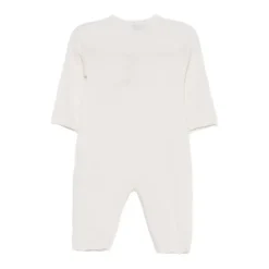 Witte Uilen Geborduurde Wollen Jurk