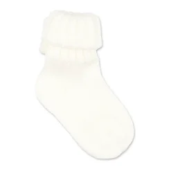 Witte Virgin Wool Omslag Sokken