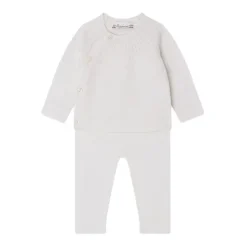 Witte Wol Katoen Trui