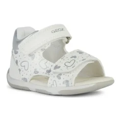 Witte Zilveren Meisjessandalen