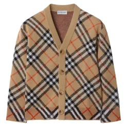 Wollen Cardigan met Ruit