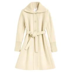 Wollen Jas met Ceintuur