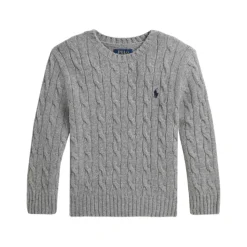 Wollen kabeltrui
