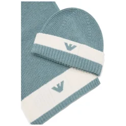 Wollen muts- en sjaalset