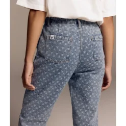 Woven Tapered Bull Denim Broek