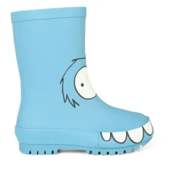 Yeti Print Lichtblauwe Regenlaarzen