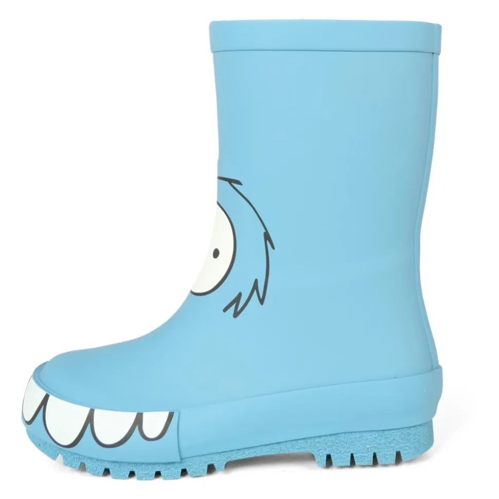 Yeti Print Lichtblauwe Regenlaarzen