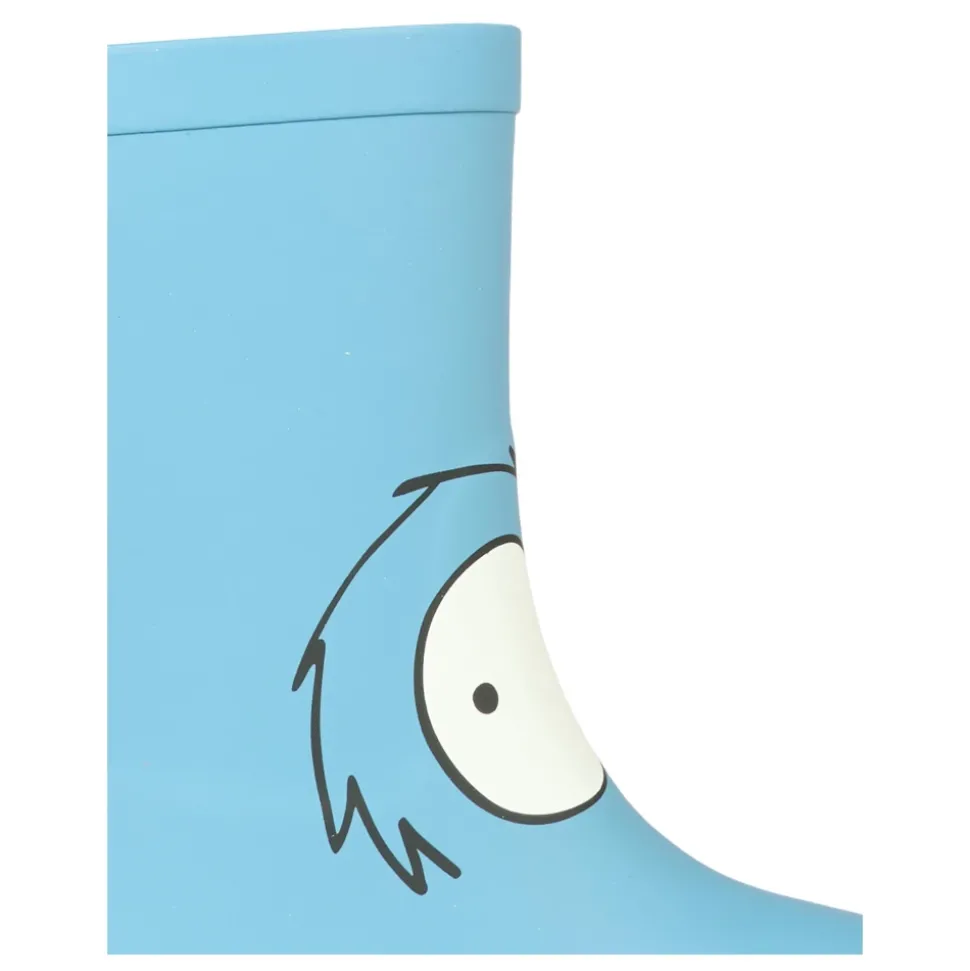 Yeti Print Lichtblauwe Regenlaarzen