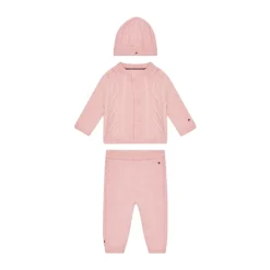 Zacht Gebreide Geschenkset met Geborduurd Logo