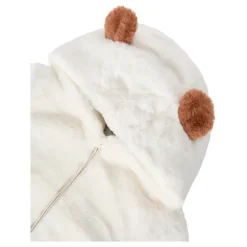 Zachte jas van imitatiebont