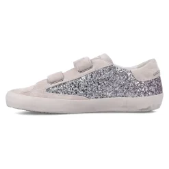 Zilver Glitter Kindersneakers