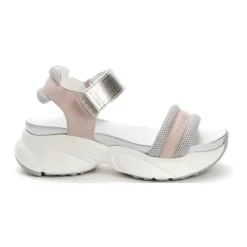 Zilveren Open Meisjessandalen