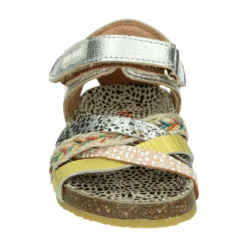 Zilveren Sandalen met Brede Pasvorm